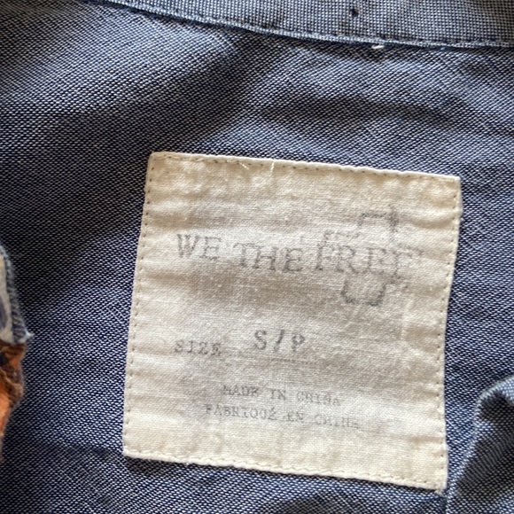 We the free flyaway plaid button down shirt - Picture 3 of 4